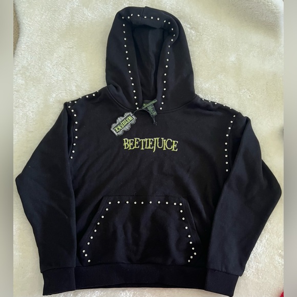 Forever 21 Other - Forever 21 X Beetlejuice Rhinestone Hoodie